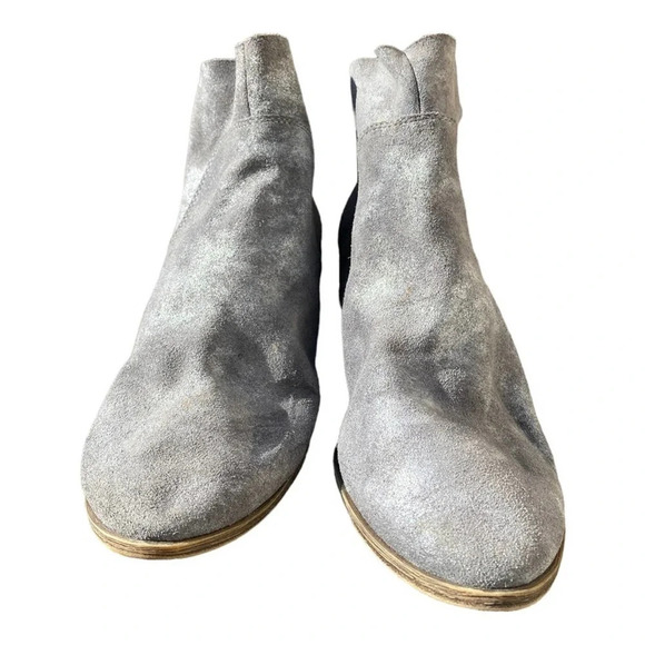 Lucky Brand grey suede bootie size 8.5 - Picture 3 of 8